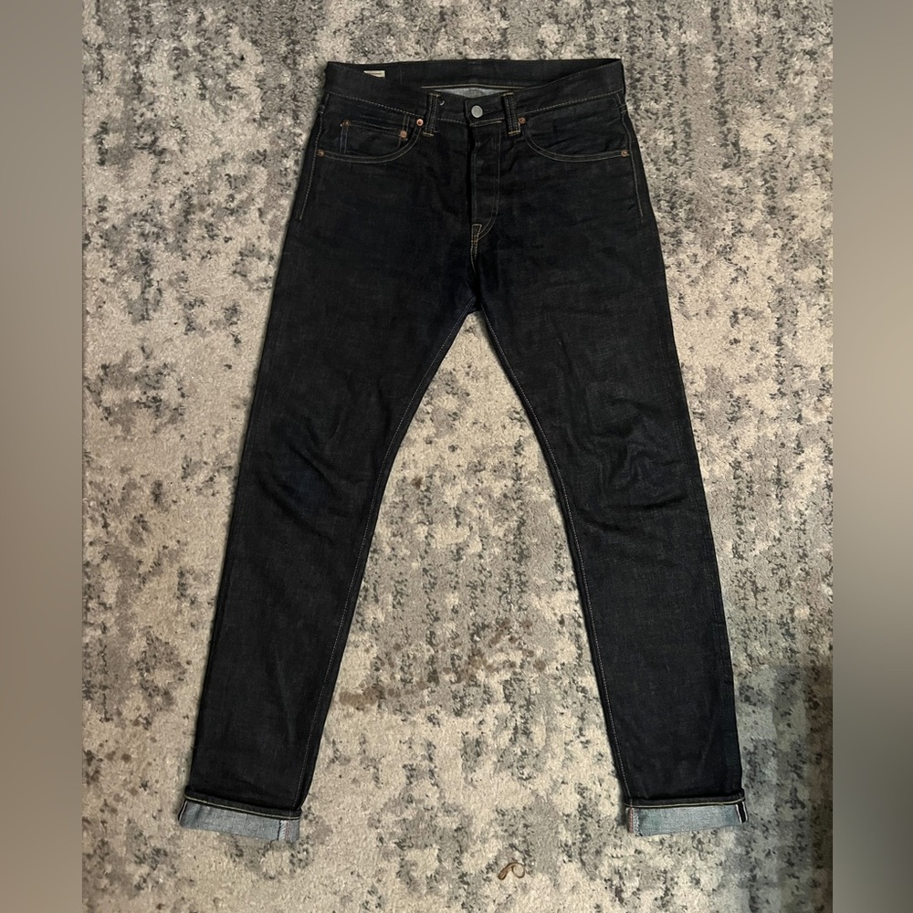 Momotaro - Tight Tapered - 15.7oz Zimbabwe w/ Battle Stripes